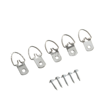 Jiayi metalo pakabinimo žiedų komplektas, elektroplakavimas, pritaikomas dekoratyvinėms paveikslams ir rėmams