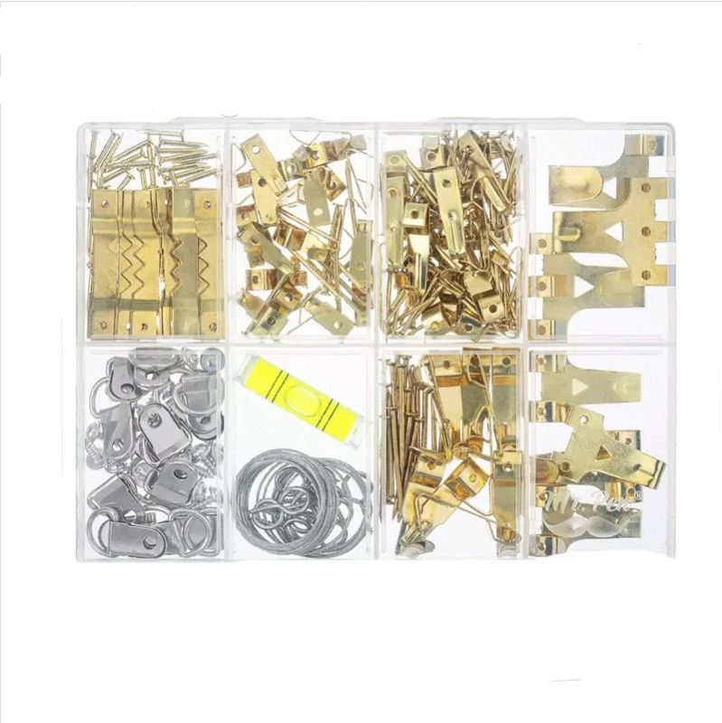 Deheng Geležies nuotraukų rėmo priedai – štampuoti vinys, rinkinys moderniam minimalistiniam stiliui