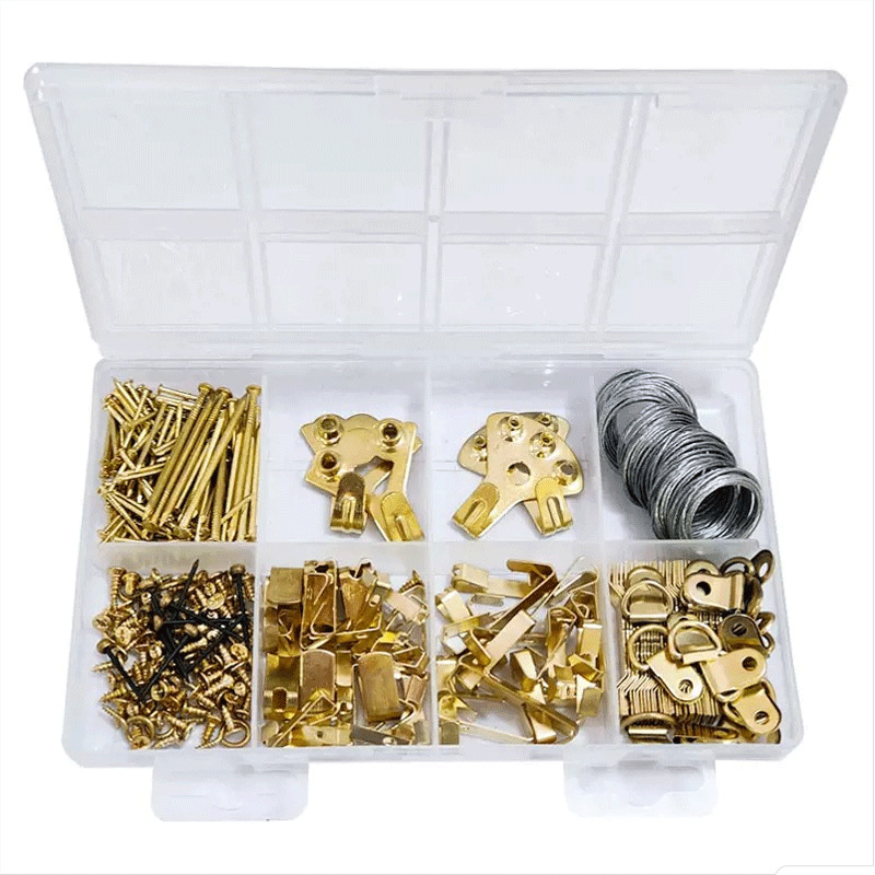 Deheng Geležies nuotraukų rėmo priedai – štampuoti vinys, rinkinys moderniam minimalistiniam stiliui