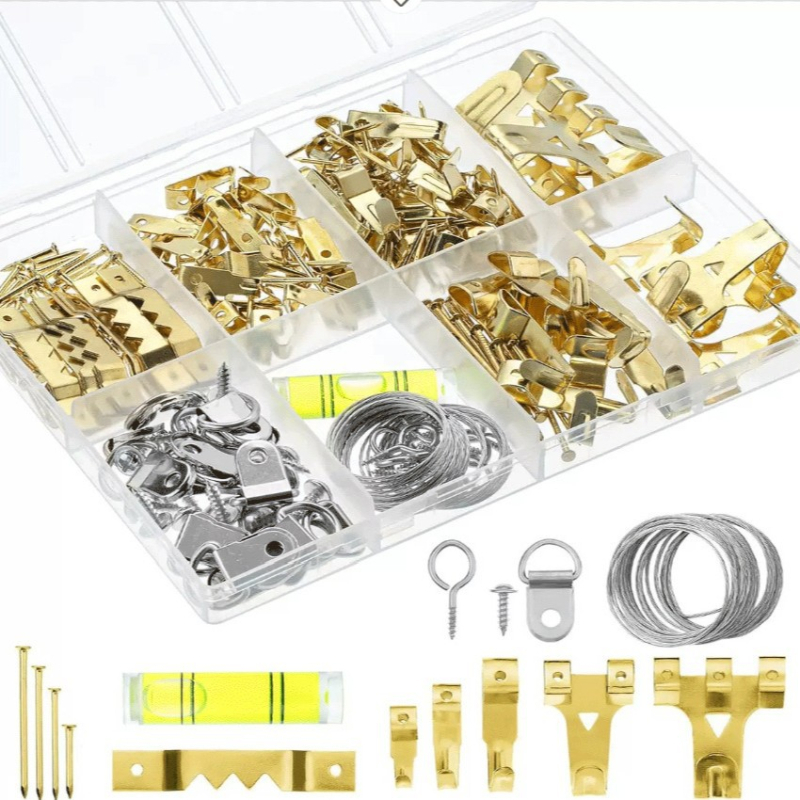 Deheng Geležies nuotraukų rėmo priedai – štampuoti vinys, rinkinys moderniam minimalistiniam stiliui