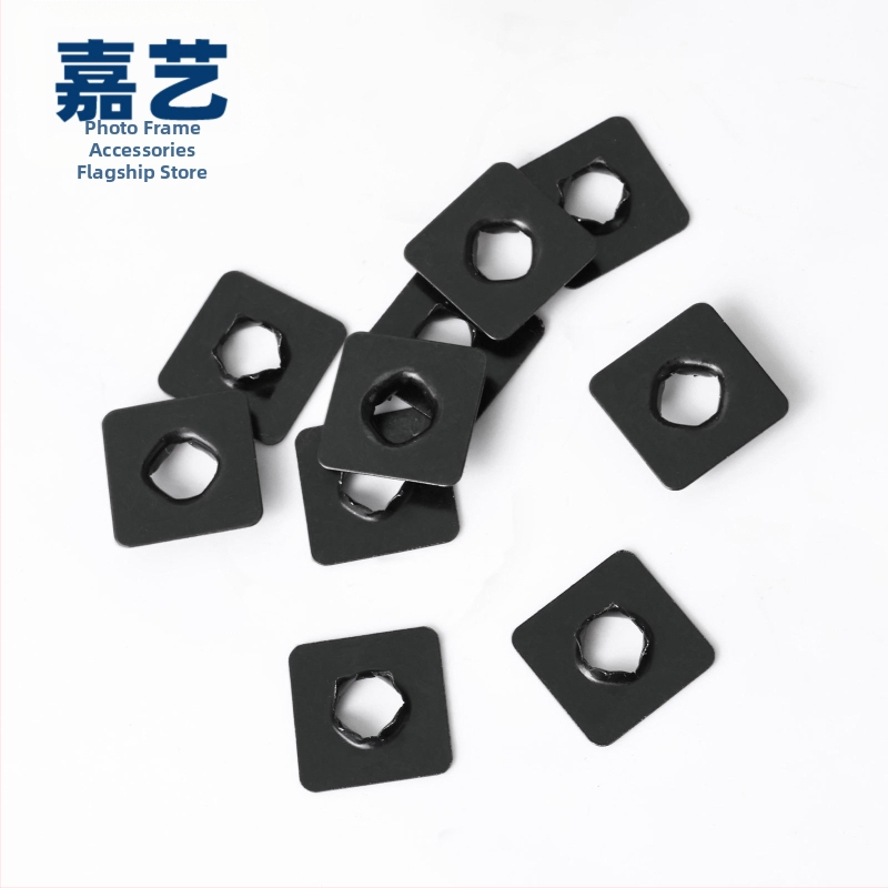 Metalinė galinė plokštelė nuotraukų rėmui su kaspino sagtimi, įspausta, pritaikoma, šiuolaikiškas paprastas stilius, tinka svetainei ir kitiems kambariams