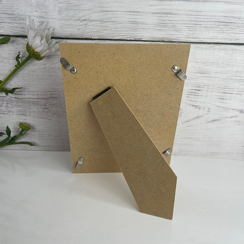 Fényképkeret hátlapja - mesterséges lemez, kézműves, modern minimalista stílus, alkalmas vízszintes és függőleges keretekhez, feldolgozás és testreszabás elérhető