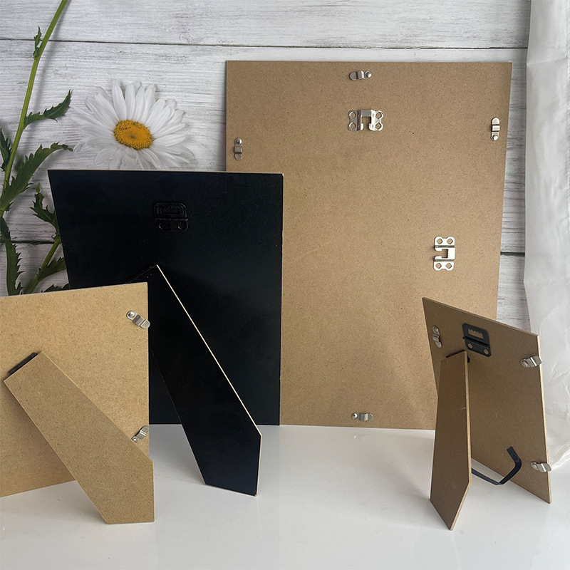 Fényképkeret hátlapja - mesterséges lemez, kézműves, modern minimalista stílus, alkalmas vízszintes és függőleges keretekhez, feldolgozás és testreszabás elérhető