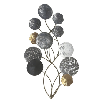 Vario sieninė lemputė su lotoso lapu – zen, minimalistinis dizainerio apšvietimas svetainei, valgomajam ir miegamajam – naujojo chinoiserie stiliaus