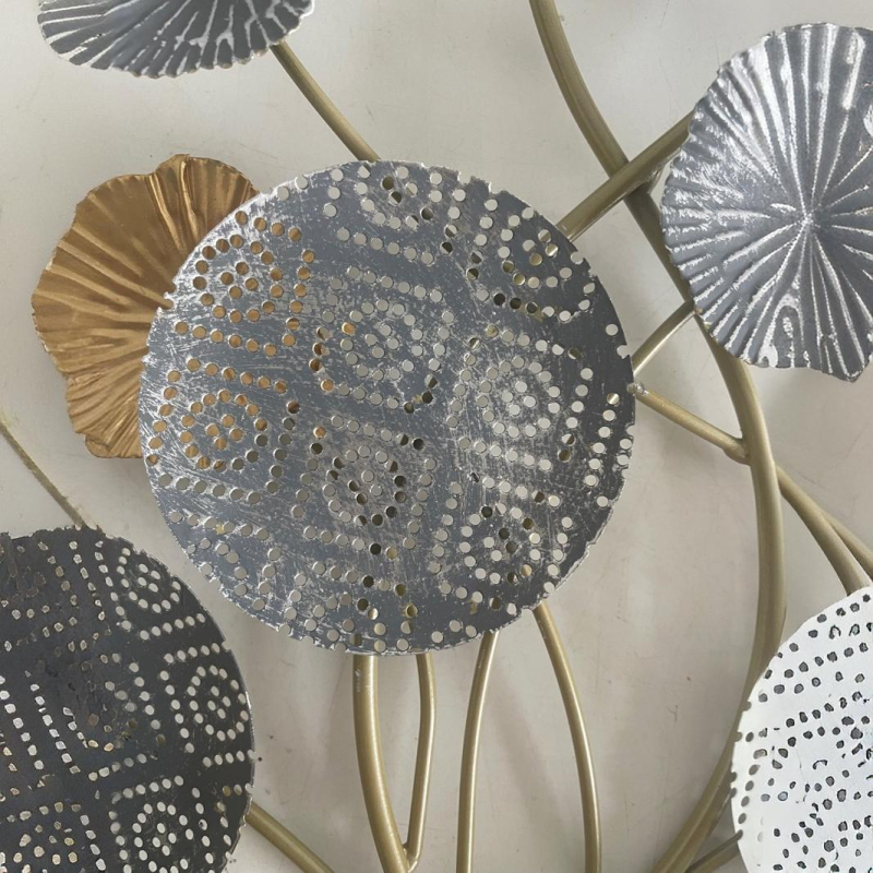 Vario sieninė lemputė su lotoso lapu – zen, minimalistinis dizainerio apšvietimas svetainei, valgomajam ir miegamajam – naujojo chinoiserie stiliaus