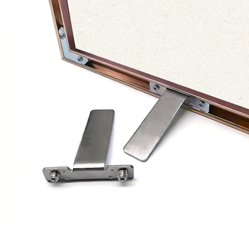 Aliuminio lydinio nuotraukų rėmelio galinės plokštės laikiklis staliniam naudojimui, apatinis laikiklis, pritaikomas, šiuolaikinio minimalistinio stiliaus