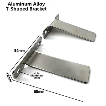 Aliuminio lydinio nuotraukų rėmelio galinės plokštės laikiklis staliniam naudojimui, apatinis laikiklis, pritaikomas, šiuolaikinio minimalistinio stiliaus