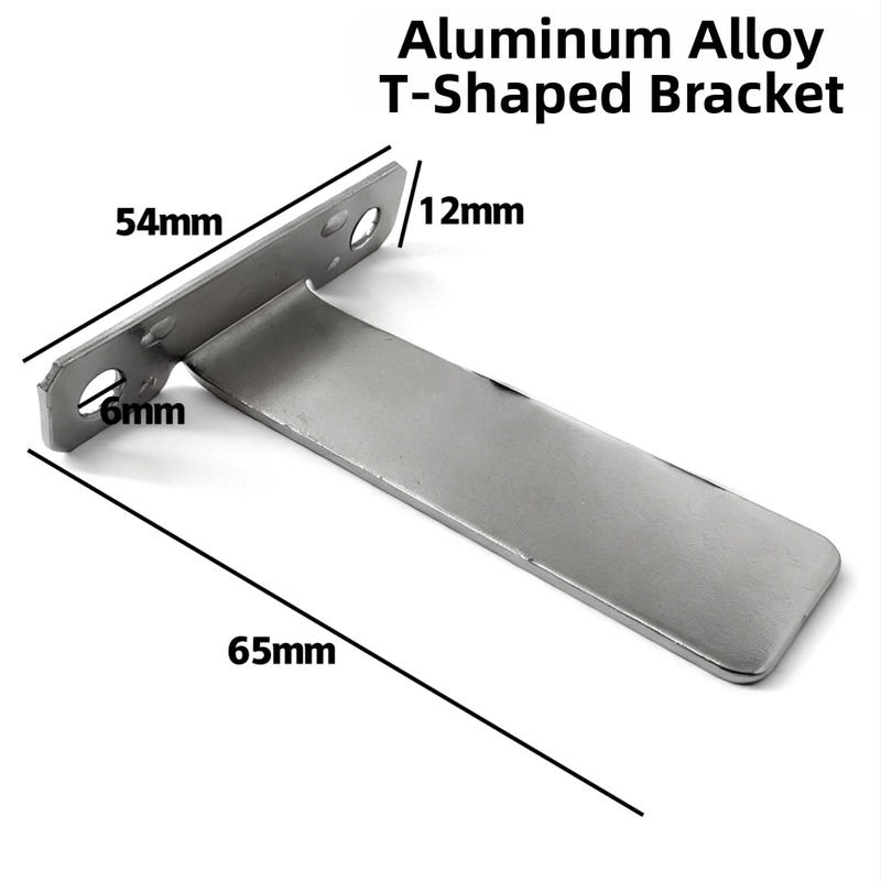 Aliuminio lydinio nuotraukų rėmelio galinės plokštės laikiklis staliniam naudojimui, apatinis laikiklis, pritaikomas, šiuolaikinio minimalistinio stiliaus