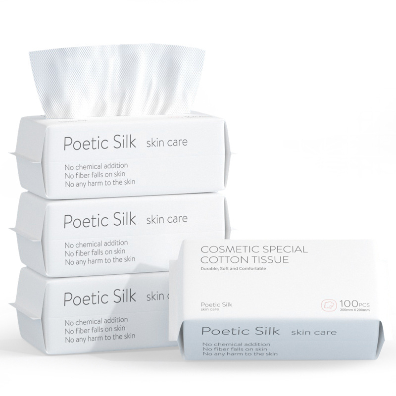 Еднократна кърпа за лице Poetry Silk, вискозно влакно, подходяща за всички типове кожа
