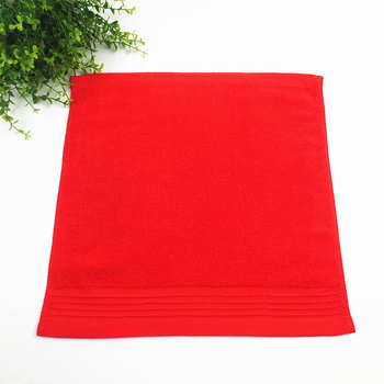 Kvadratna maramica od 100% pamuka, jacquard tkanina, pređa 32S, 50 g, otisnut logo