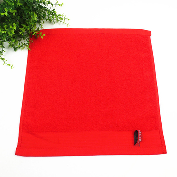 Kvadratna maramica od 100% pamuka, jacquard tkanina, pređa 32S, 50 g, otisnut logo
