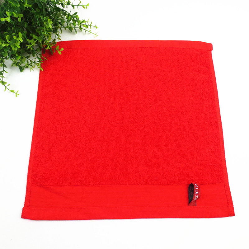 Kvadratna maramica od 100% pamuka, jacquard tkanina, pređa 32S, 50 g, otisnut logo