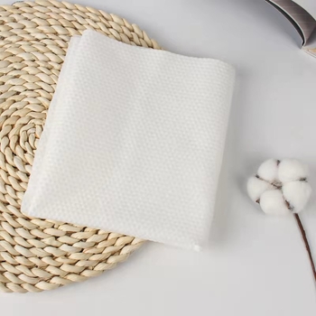 Удебелени еднократни лицеви кърпички за почистване, 100% памук, обикновено тъкане, възможност за персонализирана обработка
