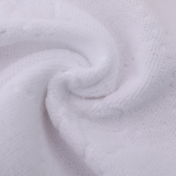 Еднократна бързосъхнеща микрофибърна кърпа за лице с дантелена warp-тъкан, 200 g+, за хотелска баня