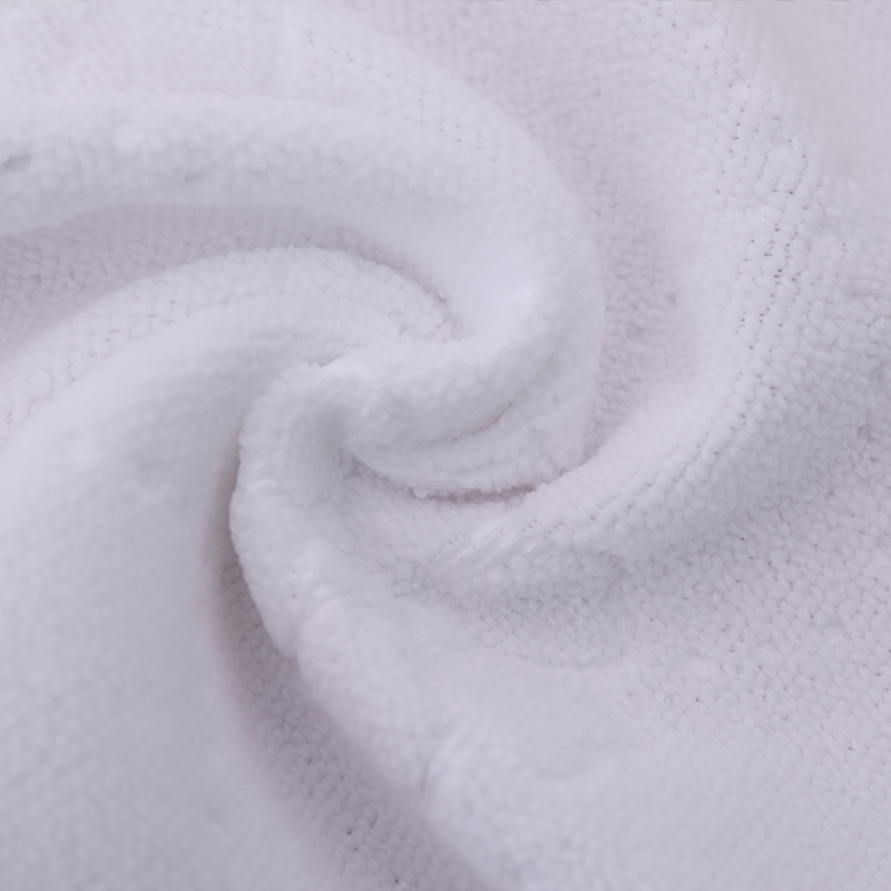 Еднократна бързосъхнеща микрофибърна кърпа за лице с дантелена warp-тъкан, 200 g+, за хотелска баня