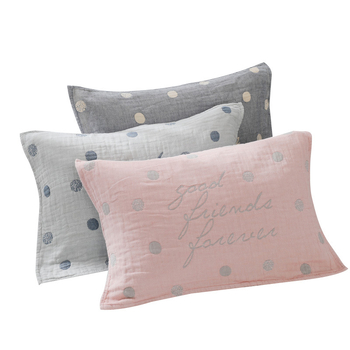 Medvilninis pagalvės rankšluostis, keturių sluoksnių marlė, japonų stilius, logotipo spauda, pritaikytas apdorojimas