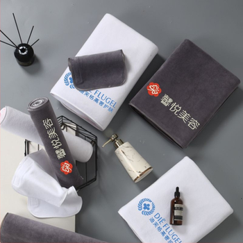 Kolm osaline näopuhastuslappide komplekt ilusalongile, 100% puuvill, 150 g, mitmekordne lõng, tikand