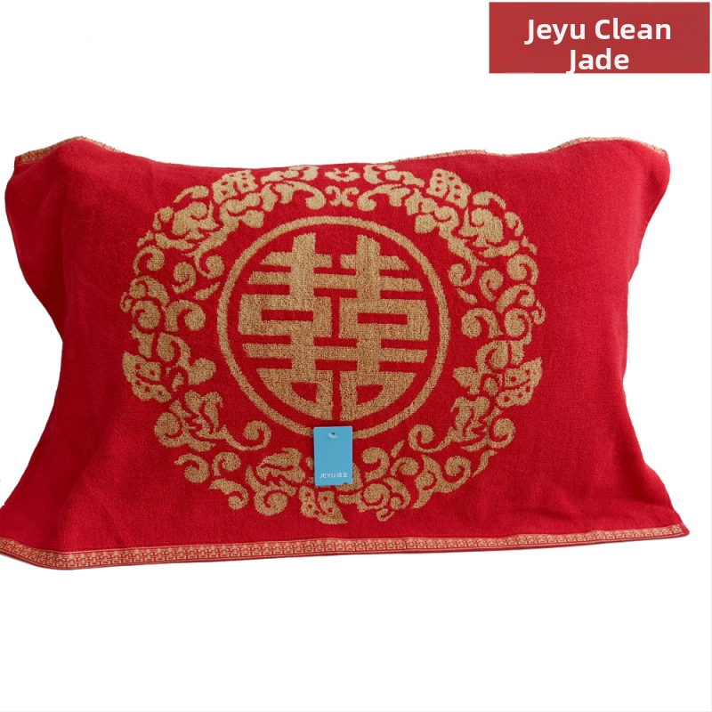 Pagalvių užvalkalas Clean Jade, 100% medvilnė, vestuvinis motyvas Dviguba laimė, 5011Z