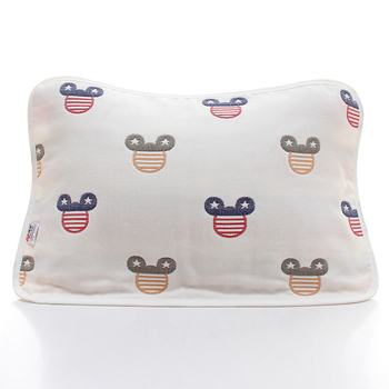 Šešių sluoksnių medvilnės džakardo pagalvės rankšluostis kūdikiams