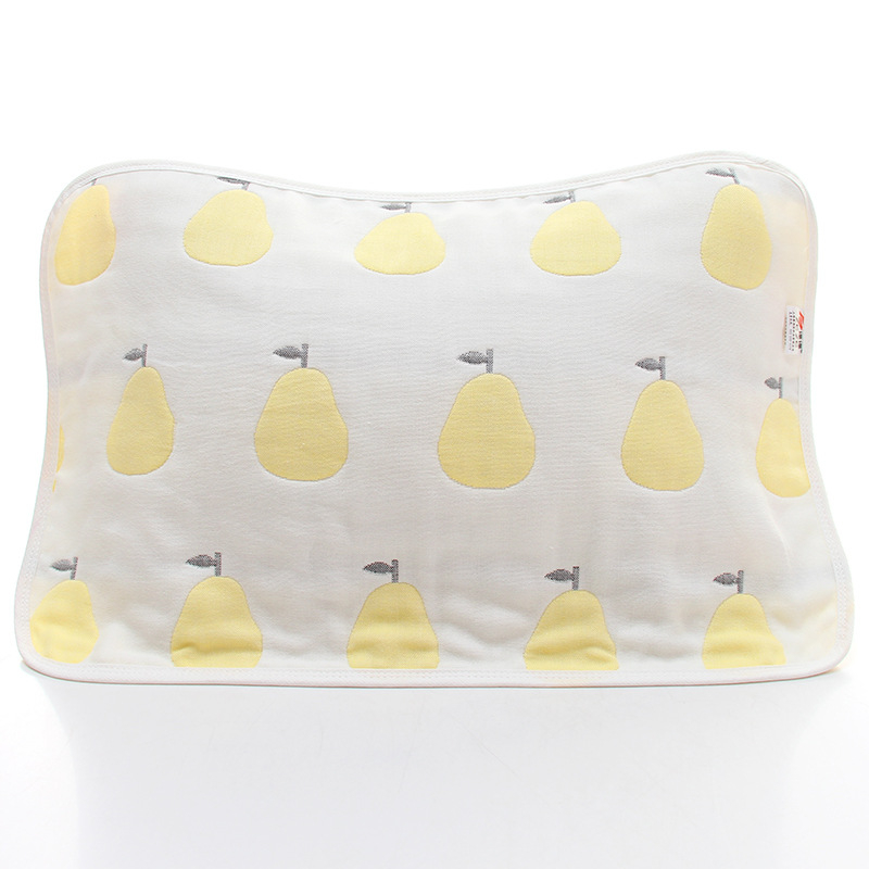 Šešių sluoksnių medvilnės džakardo pagalvės rankšluostis kūdikiams