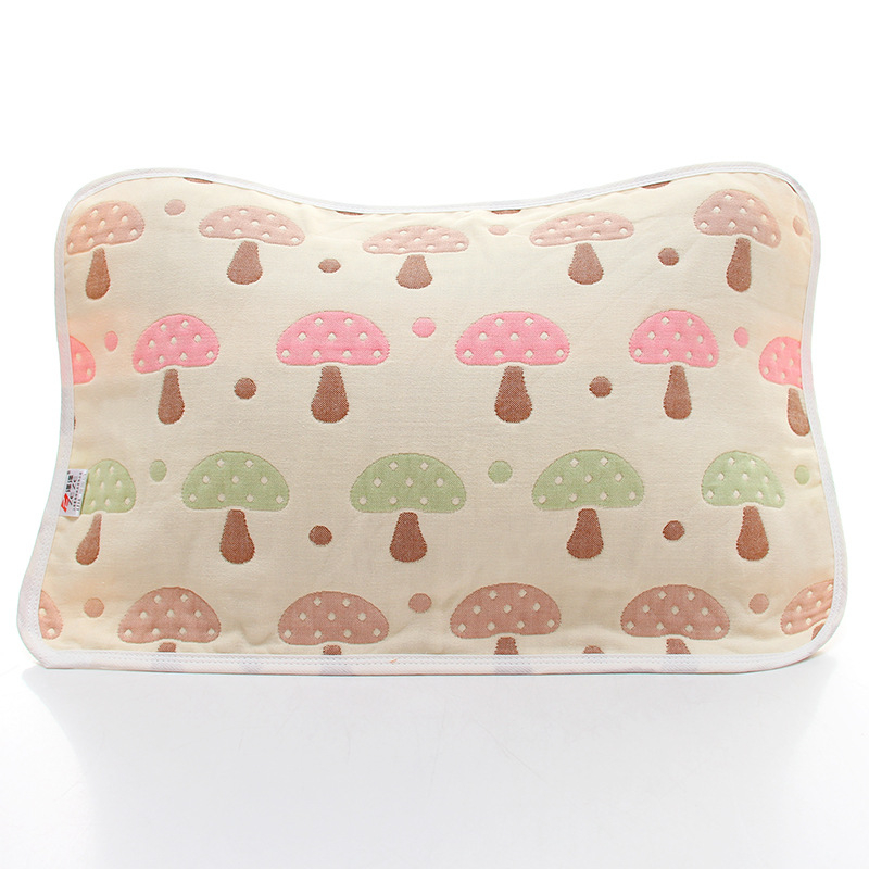 Šešių sluoksnių medvilnės džakardo pagalvės rankšluostis kūdikiams