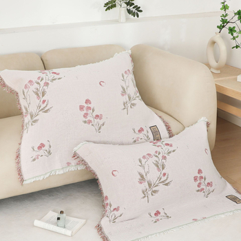 Калъф за възглавница от чист памук марля, изпран, нежен към кожата, дишащ, против приплъзване