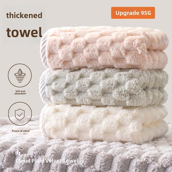 Кърпа за лице от коралов флис, висока попиваемост, без власинки, 50–80 g