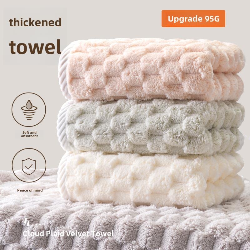 Кърпа за лице от коралов флис, висока попиваемост, без власинки, 50–80 g