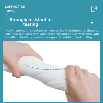 Еднократна кърпа за фризьорски салон от дървни влакна, удебелена, 90–110 г, абсорбираща 0–5 сек, персонализираема, 9 ролки в пакет