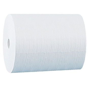 Еднократна кърпа за фризьорски салон от дървни влакна, удебелена, 90–110 г, абсорбираща 0–5 сек, персонализираема, 9 ролки в пакет