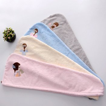 Șapcă pentru uscat părul din fleece coral, 100–119 g, 14 fire, Jiayang textile, pentru adulți