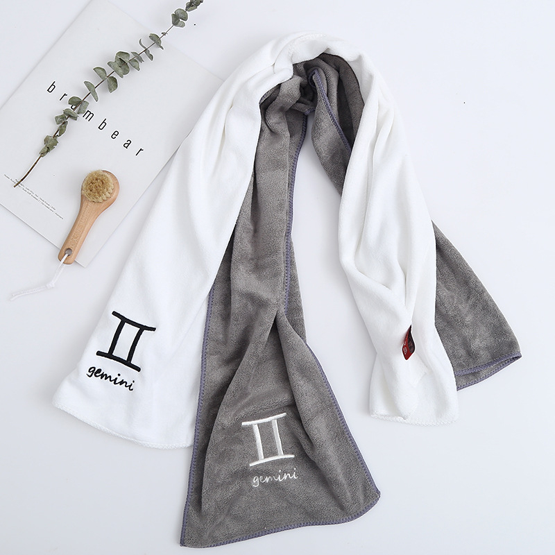 Spordirätik brodeeritud logoga, 130 g, ülimalt peen kiud, kiire kuivatamine, hästi imav, kohandatav