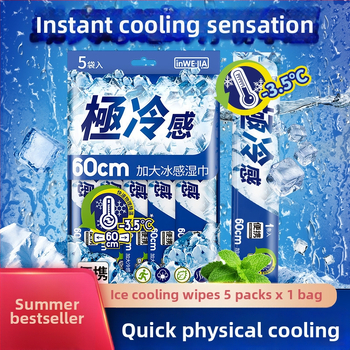 Jahedad niisked salvetid – mittekootud materjal; käterätik; ilma kohandamiseta