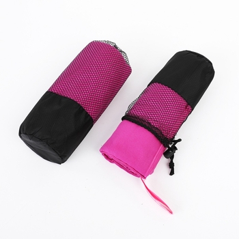 Mesh Bag Towel - Prosop de plajă și fitness portabil, absorbant, uscare rapidă, Material: fibră superfine, Greutate peste 200 g, Personalizabil