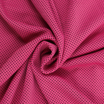 Spordirätik – polüester, 150d keeramata lõng, kaal 160 g, vee imendumine 0–5 s, peamised koostisosad: nailon 55%.