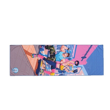 Prosoape sportive cu logo imprimat, 100% poliester, 150 GSM, uscare rapidă, absorbție a umezelii, pentru antrenamente