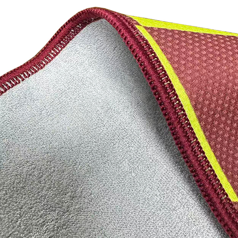 Prosop de sport, personalizabil cu logo, microfibră 430gsm, fir simplu, uscare rapidă (Material: Microfibră; Absorbție: 5–10 s; Greutate: 430gsm; Fir: Fir simplu; Producție: broderie, tiv, imprimare)