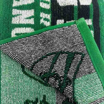 Prosop sport din bumbac 100% cu țesătură jacquard, 145 g, construcție din fir, absorbție 0–5 s