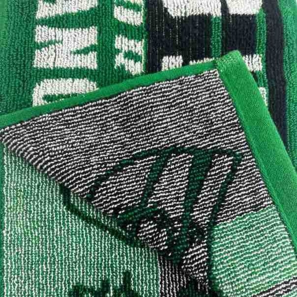 Prosop sport din bumbac 100% cu țesătură jacquard, 145 g, construcție din fir, absorbție 0–5 s