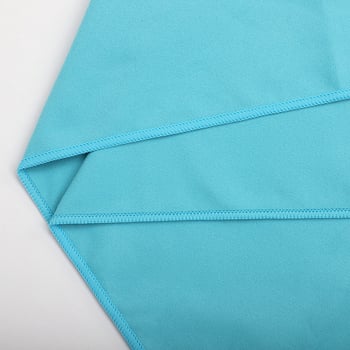 Prosop de plajă pentru sport, catifea dublă, 110 g, logo personalizat prin imprimare, absorbție 11–15 s