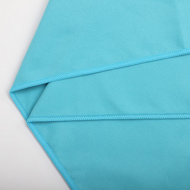 Prosop de plajă pentru sport, catifea dublă, 110 g, logo personalizat prin imprimare, absorbție 11–15 s