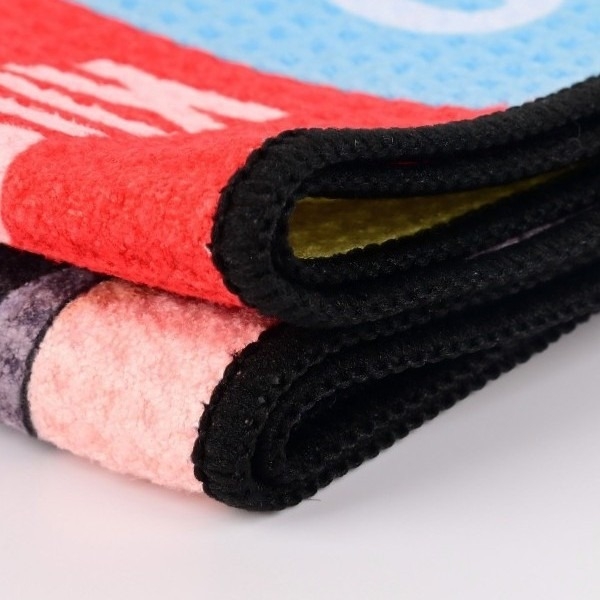 Prosop de sport cu țesătură în relief de tip waffle din fibre ultrafine, 420 g, 80% poliester + 20% poliamidă, personalizare logo, uscare rapidă și absorbant