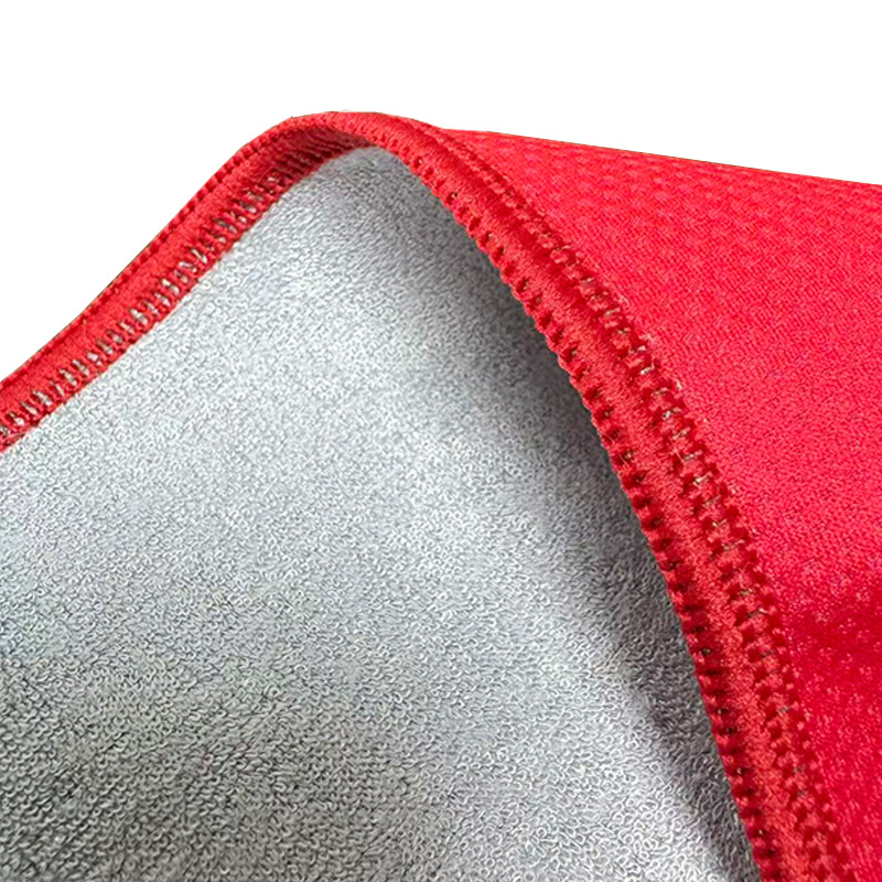 Prosop de sport pentru sală, cu logo personalizat, microfibră, 430gsm, broderie/imprimare, absorbant la transpirație