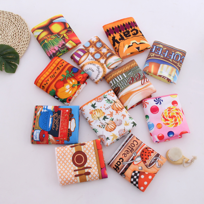 Tee rätik, väga peenike kiud, kohandamine saadaval, trükitud logo, kaal 50 g