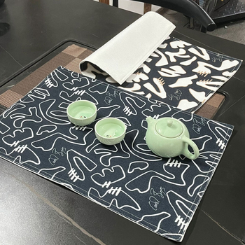 Skandinaavia stiilis köögirätik puuvillast ja linast, 150 g, imendumisaeg 0–5 s