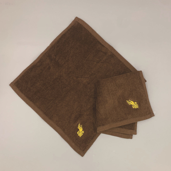 Teás konyharuha, 100% pamutból, hímzett és vágott felület, Stranded fonal, fonal 21, tömeg 35 g