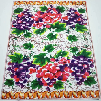 Mikroszálas konyharuha – 50 g, egy szálú fonal, szegélyezett, nyomtatás, sík szövés, nedvszívó 16–20s