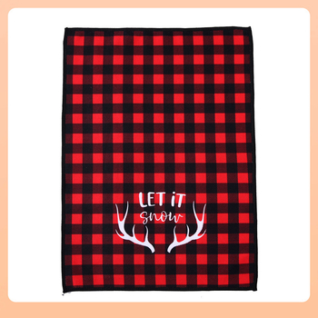 Mikrokiududest waffle-kootud köögirätik, polüester, 400 gsm, kohandatud logode print