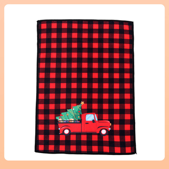 Mikrokiududest waffle-kootud köögirätik, polüester, 400 gsm, kohandatud logode print