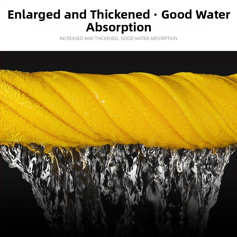 Auto pesemiseks rätik koralli fleece'ist, paks, tugev imavus, ei kooru kiudusid, logoga kohandamine saadaval